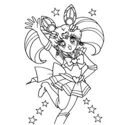 Página para colorir: Sailor Moon (desenhos animados) #50256 - Páginas para Colorir Imprimíveis Gratuitamente