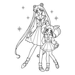 Página para colorir: Sailor Moon (desenhos animados) #50261 - Páginas para Colorir Imprimíveis Gratuitamente
