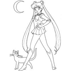Desenhos para colorir: Sailor Moon - Páginas para Colorir Imprimíveis Gratuitamente