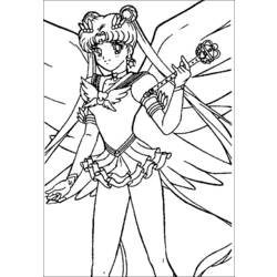 Página para colorir: Sailor Moon (desenhos animados) #50294 - Páginas para Colorir Imprimíveis Gratuitamente
