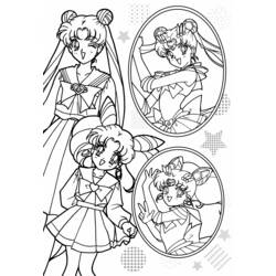 Página para colorir: Sailor Moon (desenhos animados) #50301 - Páginas para Colorir Imprimíveis Gratuitamente