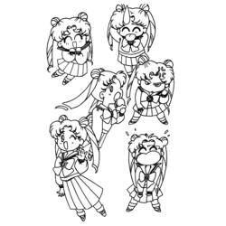 Página para colorir: Sailor Moon (desenhos animados) #50302 - Páginas para Colorir Imprimíveis Gratuitamente
