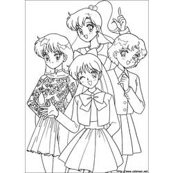 Página para colorir: Sailor Moon (desenhos animados) #50324 - Páginas para Colorir Imprimíveis Gratuitamente