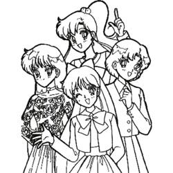 Página para colorir: Sailor Moon (desenhos animados) #50342 - Páginas para Colorir Imprimíveis Gratuitamente