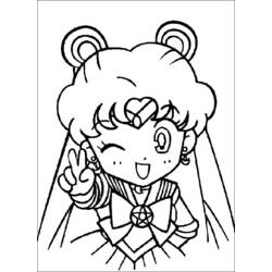 Página para colorir: Sailor Moon (desenhos animados) #50344 - Páginas para Colorir Imprimíveis Gratuitamente
