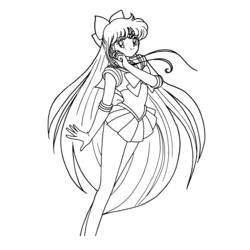 Página para colorir: Sailor Moon (desenhos animados) #50352 - Páginas para Colorir Imprimíveis Gratuitamente