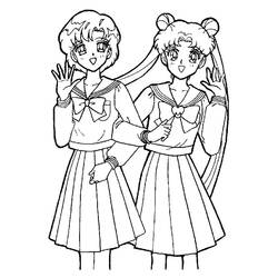 Página para colorir: Sailor Moon (desenhos animados) #50355 - Páginas para Colorir Imprimíveis Gratuitamente