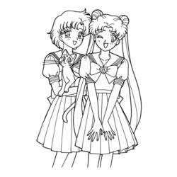 Página para colorir: Sailor Moon (desenhos animados) #50370 - Páginas para Colorir Imprimíveis Gratuitamente