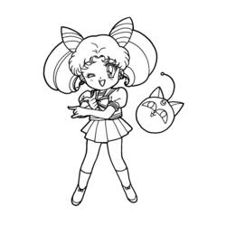 Página para colorir: Sailor Moon (desenhos animados) #50372 - Páginas para Colorir Imprimíveis Gratuitamente