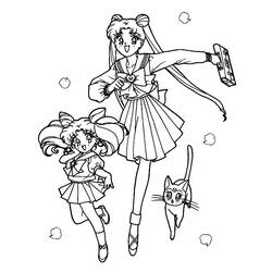 Página para colorir: Sailor Moon (desenhos animados) #50381 - Páginas para Colorir Imprimíveis Gratuitamente