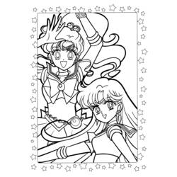 Página para colorir: Sailor Moon (desenhos animados) #50388 - Páginas para Colorir Imprimíveis Gratuitamente