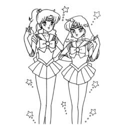 Página para colorir: Sailor Moon (desenhos animados) #50396 - Páginas para Colorir Imprimíveis Gratuitamente