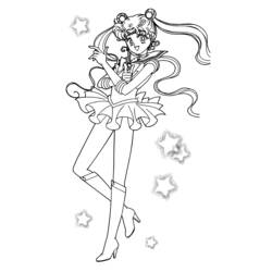 Página para colorir: Sailor Moon (desenhos animados) #50401 - Páginas para Colorir Imprimíveis Gratuitamente