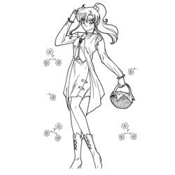 Página para colorir: Sailor Moon (desenhos animados) #50408 - Páginas para Colorir Imprimíveis Gratuitamente