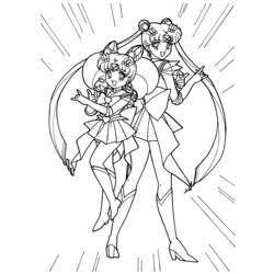 Página para colorir: Sailor Moon (desenhos animados) #50416 - Páginas para Colorir Imprimíveis Gratuitamente