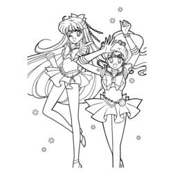 Página para colorir: Sailor Moon (desenhos animados) #50417 - Páginas para Colorir Imprimíveis Gratuitamente