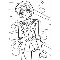 Página para colorir: Sailor Moon (desenhos animados) #50422 - Páginas para Colorir Imprimíveis Gratuitamente