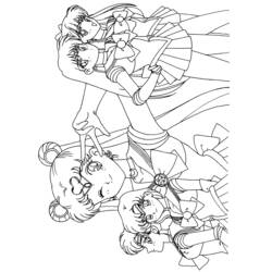 Página para colorir: Sailor Moon (desenhos animados) #50423 - Páginas para Colorir Imprimíveis Gratuitamente
