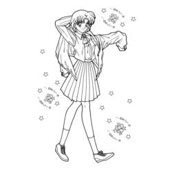 Página para colorir: Sailor Moon (desenhos animados) #50434 - Páginas para Colorir Imprimíveis Gratuitamente