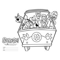 Página para colorir: scooby-doo (desenhos animados) #31409 - Páginas para Colorir Imprimíveis Gratuitamente