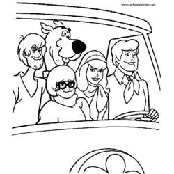 Página para colorir: scooby-doo (desenhos animados) #31450 - Páginas para Colorir Imprimíveis Gratuitamente