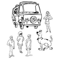 Página para colorir: scooby-doo (desenhos animados) #31460 - Páginas para Colorir Imprimíveis Gratuitamente
