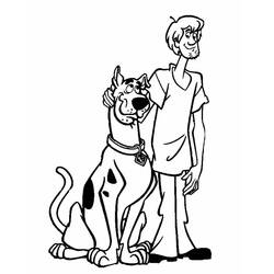 Página para colorir: scooby-doo (desenhos animados) #31577 - Páginas para Colorir Imprimíveis Gratuitamente