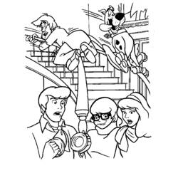 Página para colorir: scooby-doo (desenhos animados) #31618 - Páginas para Colorir Imprimíveis Gratuitamente
