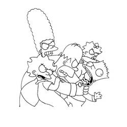 Página para colorir: simpsons (desenhos animados) #23825 - Páginas para Colorir Imprimíveis Gratuitamente