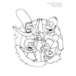 Página para colorir: simpsons (desenhos animados) #23897 - Páginas para Colorir Imprimíveis Gratuitamente