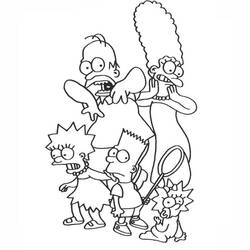 Página para colorir: simpsons (desenhos animados) #23959 - Páginas para Colorir Imprimíveis Gratuitamente