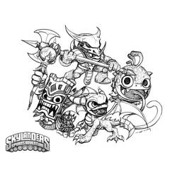 Página para colorir: Skylanders (desenhos animados) #43390 - Páginas para Colorir Imprimíveis Gratuitamente