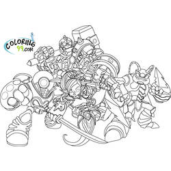 Página para colorir: Skylanders (desenhos animados) #43400 - Páginas para Colorir Imprimíveis Gratuitamente