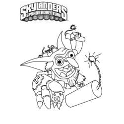 Página para colorir: Skylanders (desenhos animados) #43572 - Páginas para Colorir Imprimíveis Gratuitamente