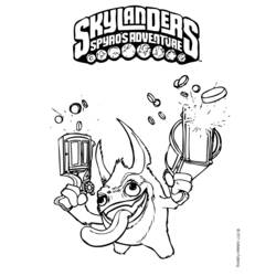Página para colorir: Skylanders (desenhos animados) #43583 - Páginas para Colorir Imprimíveis Gratuitamente