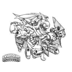 Página para colorir: Skylanders (desenhos animados) #43609 - Páginas para Colorir Imprimíveis Gratuitamente