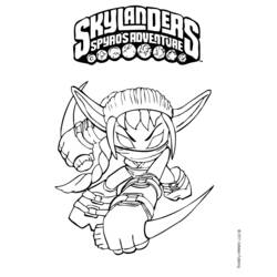 Página para colorir: Skylanders (desenhos animados) #43634 - Páginas para Colorir Imprimíveis Gratuitamente