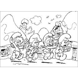 Página para colorir: Smurfs (desenhos animados) #34598 - Páginas para Colorir Imprimíveis Gratuitamente