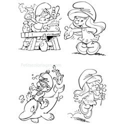 Página para colorir: Smurfs (desenhos animados) #34652 - Páginas para Colorir Imprimíveis Gratuitamente