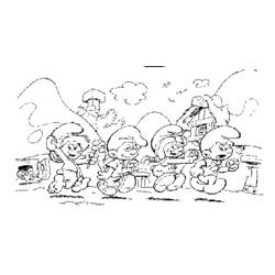 Página para colorir: Smurfs (desenhos animados) #34712 - Páginas para Colorir Imprimíveis Gratuitamente