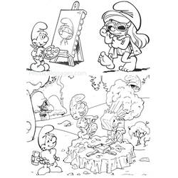 Página para colorir: Smurfs (desenhos animados) #34720 - Páginas para Colorir Imprimíveis Gratuitamente