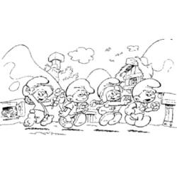 Página para colorir: Smurfs (desenhos animados) #34857 - Páginas para Colorir Imprimíveis Gratuitamente