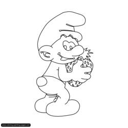 Página para colorir: Smurfs (desenhos animados) #34890 - Páginas para Colorir Imprimíveis Gratuitamente