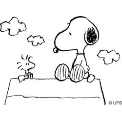 Página para colorir: Snoopy (desenhos animados) #27057 - Páginas para Colorir Imprimíveis Gratuitamente