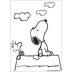 Página para colorir: Snoopy (desenhos animados) #27062 - Páginas para Colorir Imprimíveis Gratuitamente