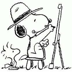Página para colorir: Snoopy (desenhos animados) #27070 - Páginas para Colorir Imprimíveis Gratuitamente