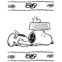 Página para colorir: Snoopy (desenhos animados) #27130 - Páginas para Colorir Imprimíveis Gratuitamente