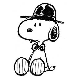 Página para colorir: Snoopy (desenhos animados) #27166 - Páginas para Colorir Imprimíveis Gratuitamente