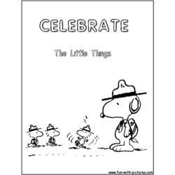 Página para colorir: Snoopy (desenhos animados) #27214 - Páginas para Colorir Imprimíveis Gratuitamente
