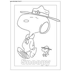 Página para colorir: Snoopy (desenhos animados) #27241 - Páginas para Colorir Imprimíveis Gratuitamente